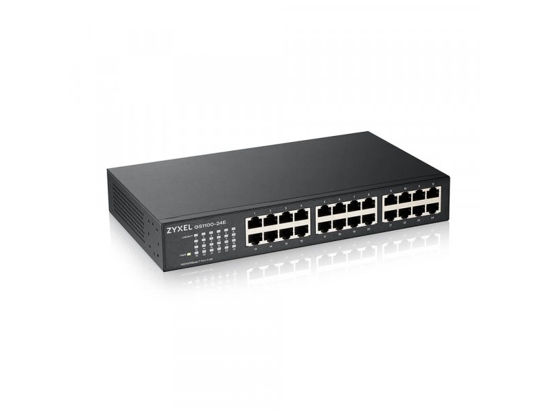 Zyxel Gs1100-24Ev4 Unmanaged + 24-Port Gigabit Unmanaged Switch V4