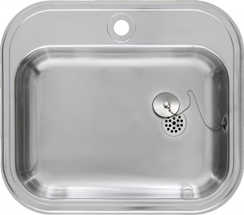 Juvel Barents vask BK480B1 48x34 cm til nedfældning, med prop,