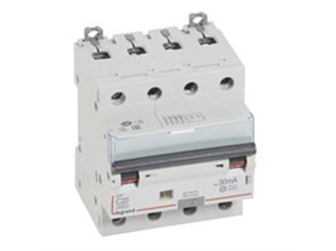 Kombiafbryder Dx3 Automatsikr/Hpfi C 13A 30Ma 4P 6/10Ka Type A