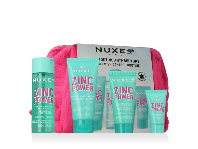 Its Skin Nuxe_Set Zinc Power Cleansing Gel 30Ml + Cleansing Lotion 50Ml + Serum Gegen Unreinheiten 5Ml