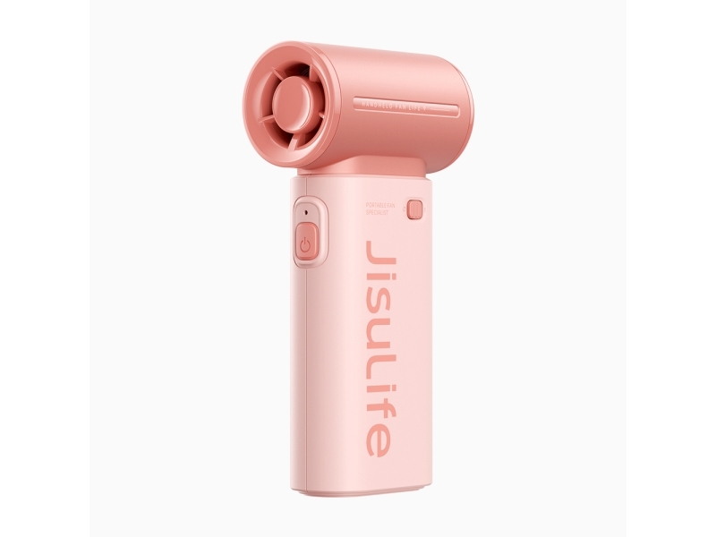 Jisulife Håndholdt Ventilator Life9 3600Mah Bærbar Usb Ventilator - Pink