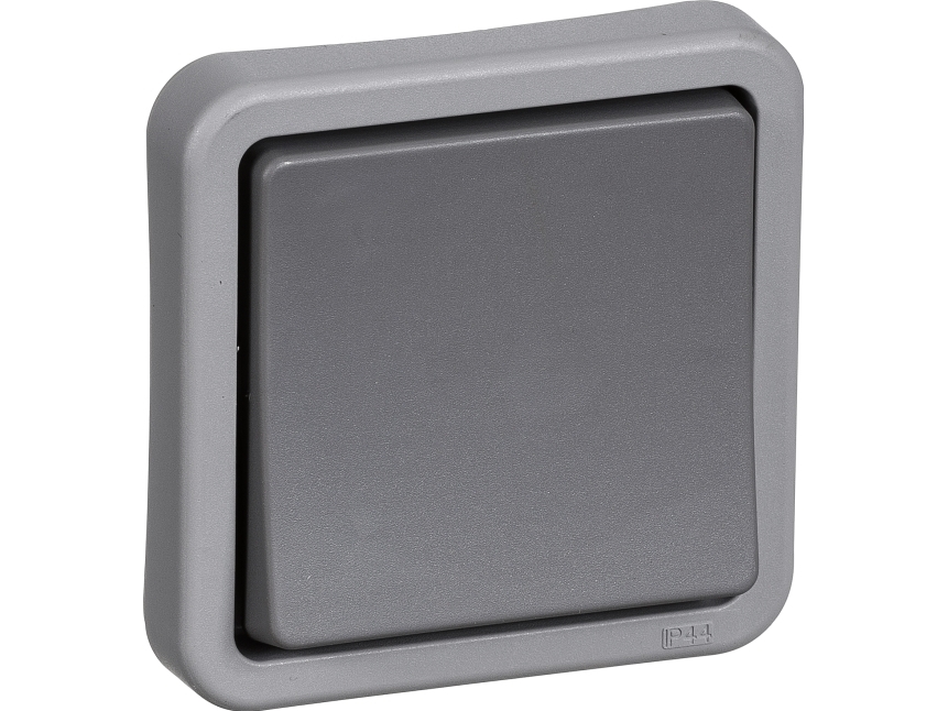 LAURITZ KNUDSEN Opus® 74 industri afbryder korrespondance med 1 sløjfeklemme 16A 250V AC mørkegrå.