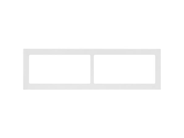 Fuga designramme 63 Soft 2x2M vandret hvid