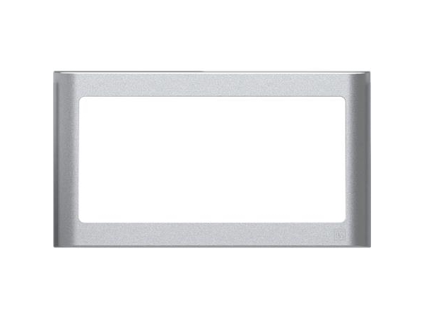 Fuga designramme 63 Soft 1x2M indsats vandret stålmetallic