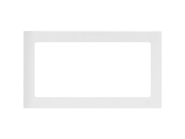 Fuga designramme 63 Soft 1x2M indsats vandret hvid
