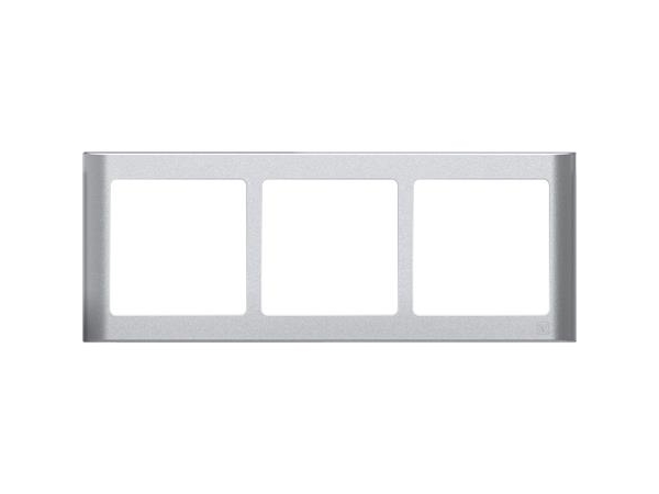 Fuga designramme 63 Soft 3x1M vandret stålmetallic