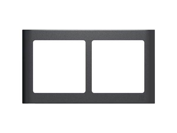 LK FUGA SOFT designramme Vandret 2 modul, Koksgrå, AAK560D8220
