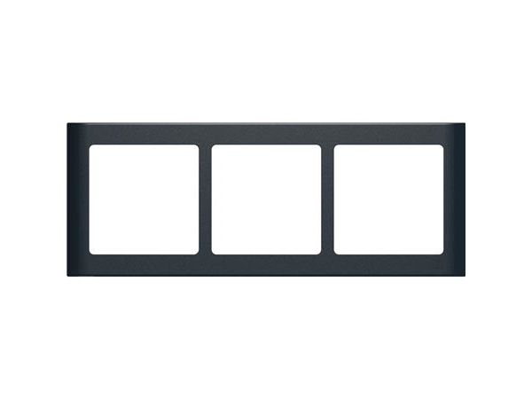 Fuga designramme 63 Soft 3x1M vandret koksgrå