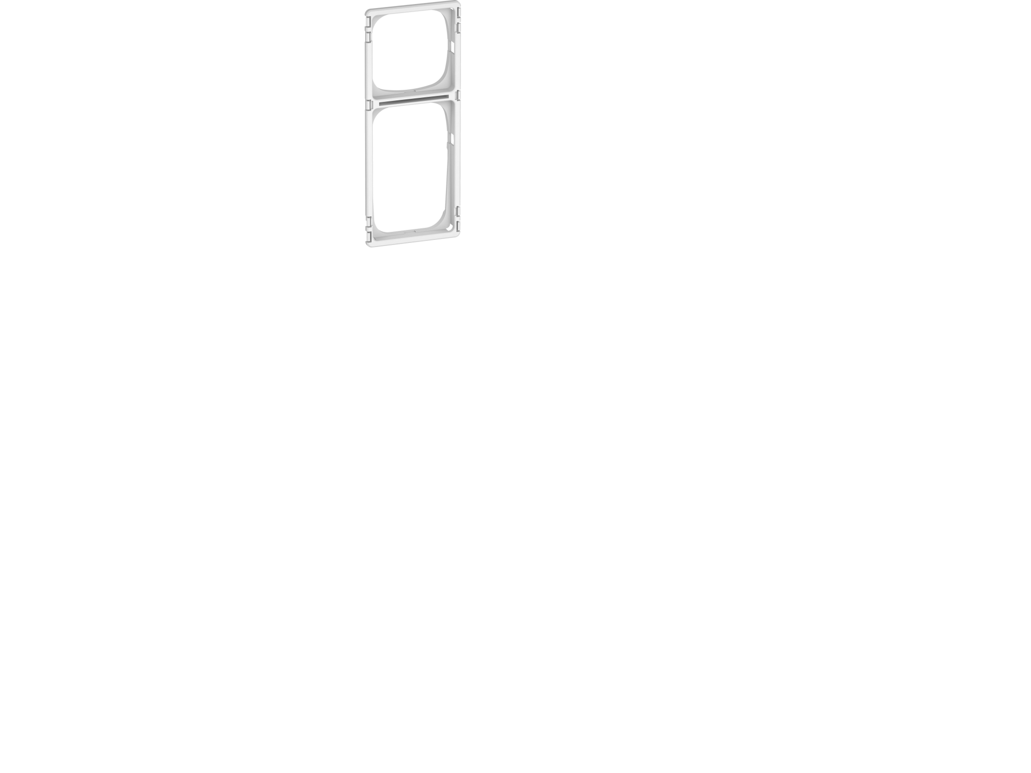 LK FUGA® Teknisk monteringsramme til slim design rammer, 2½ modul