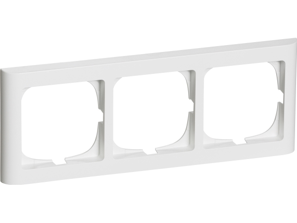 Fuga Ramme 63 Softline 3x1M vandret hvid