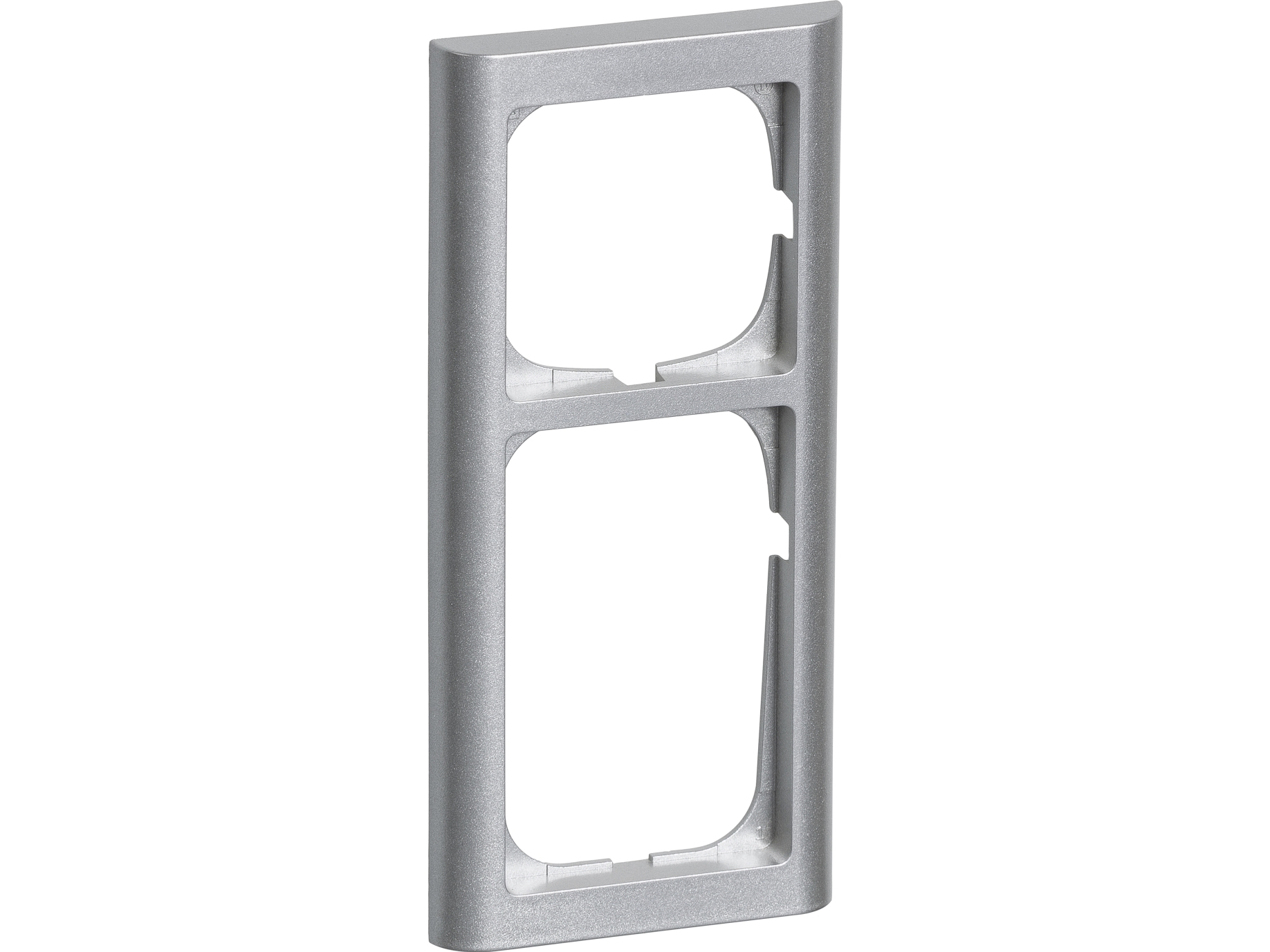 LK FUGA ramme 63 Softline 2,5 modul, Stålmetallic, AAK500D7025