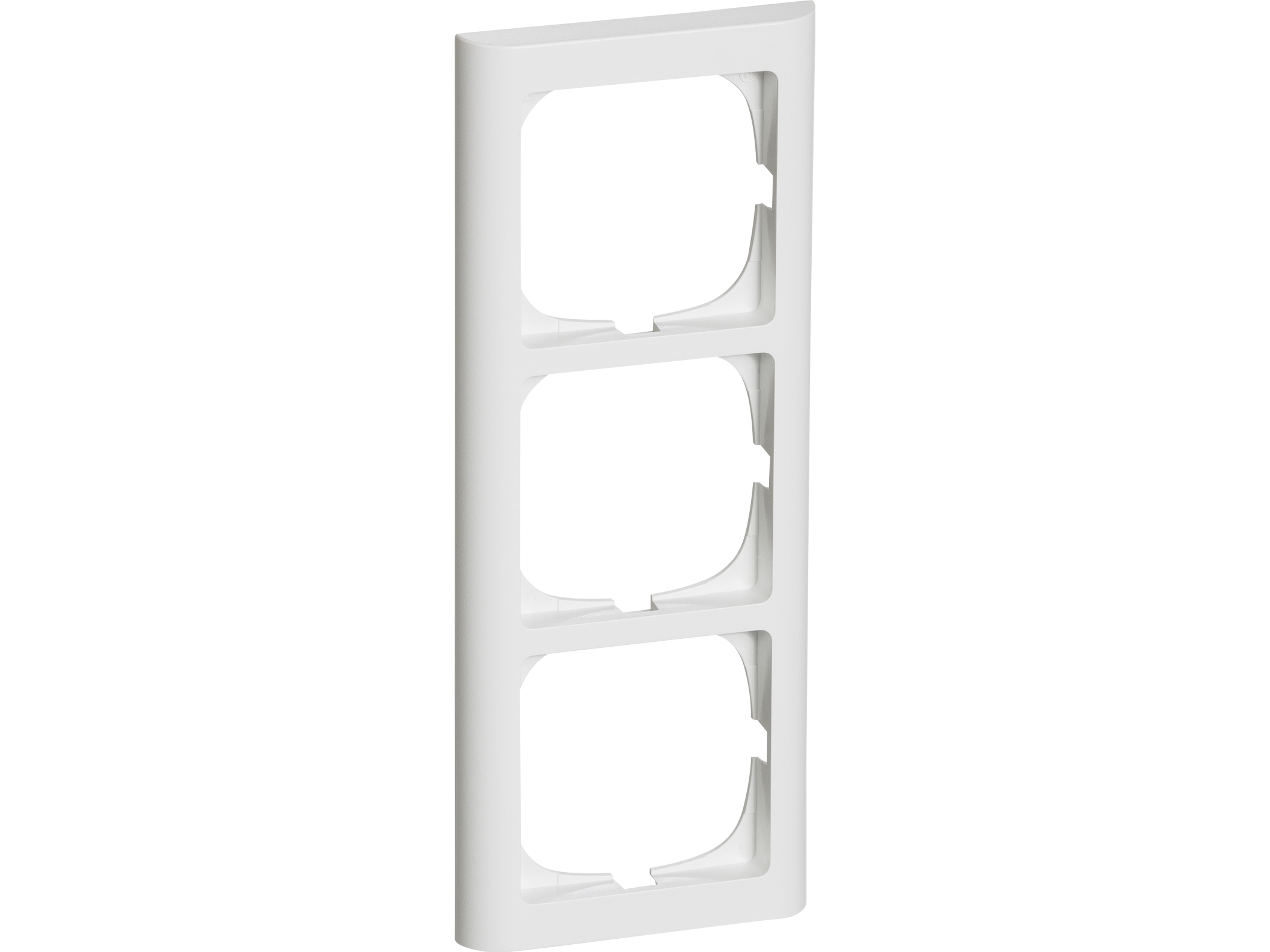LK FUGA ramme 63 Softline 3 modul, Hvid, AAK500D6030