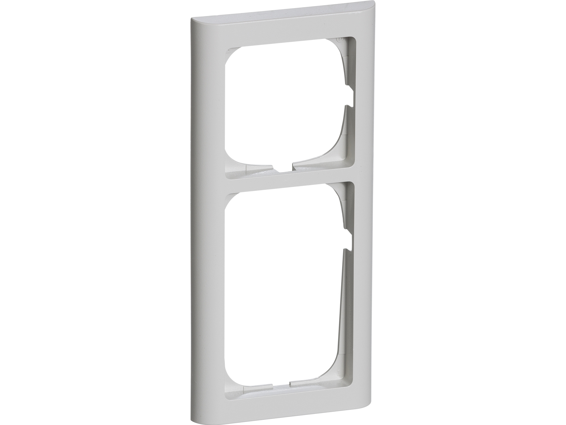 LK Fuga Softline 63 ramme, 2,5 modul, lysegrå