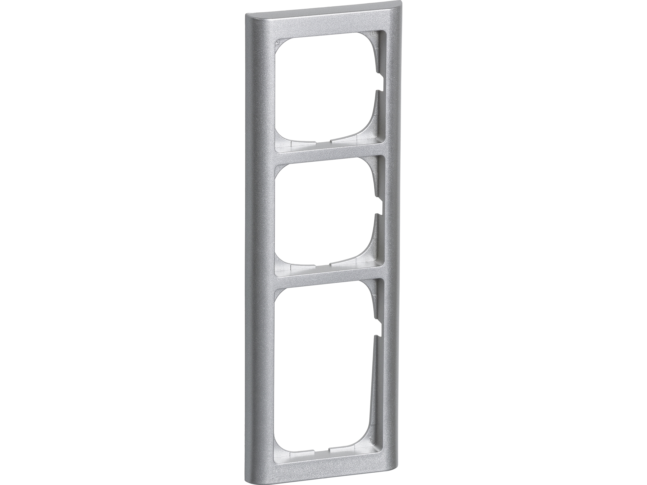 LK Fuga ramme Softline 63 (3,5 modul) Stålmetallic