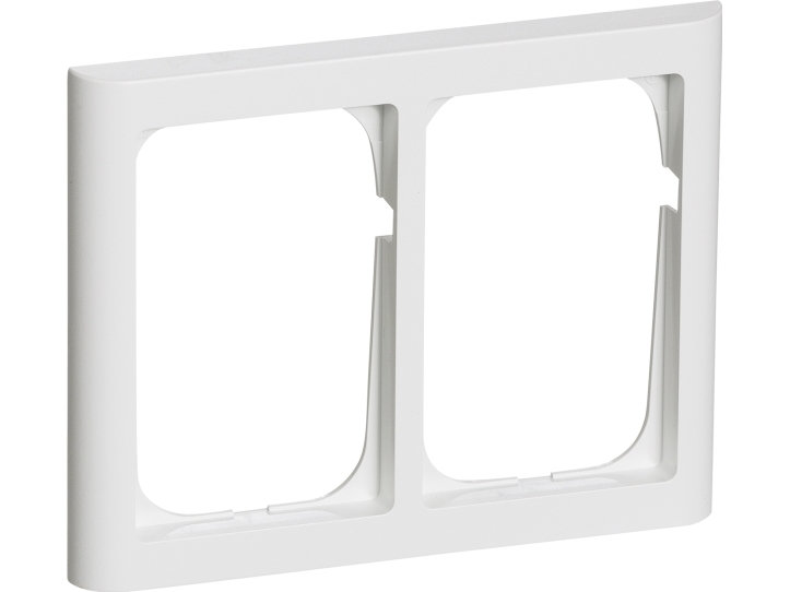 Fuga Ramme 63 Softline 2x1,5M vandret hvid