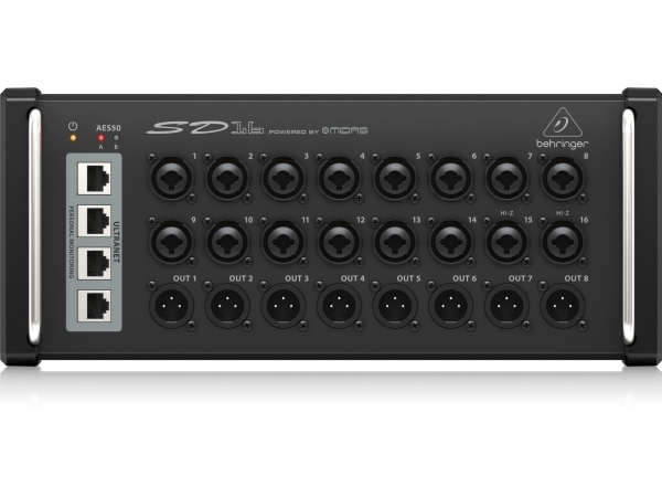 Stageboks Behringer SD16 - digital I/O til mikserbord
