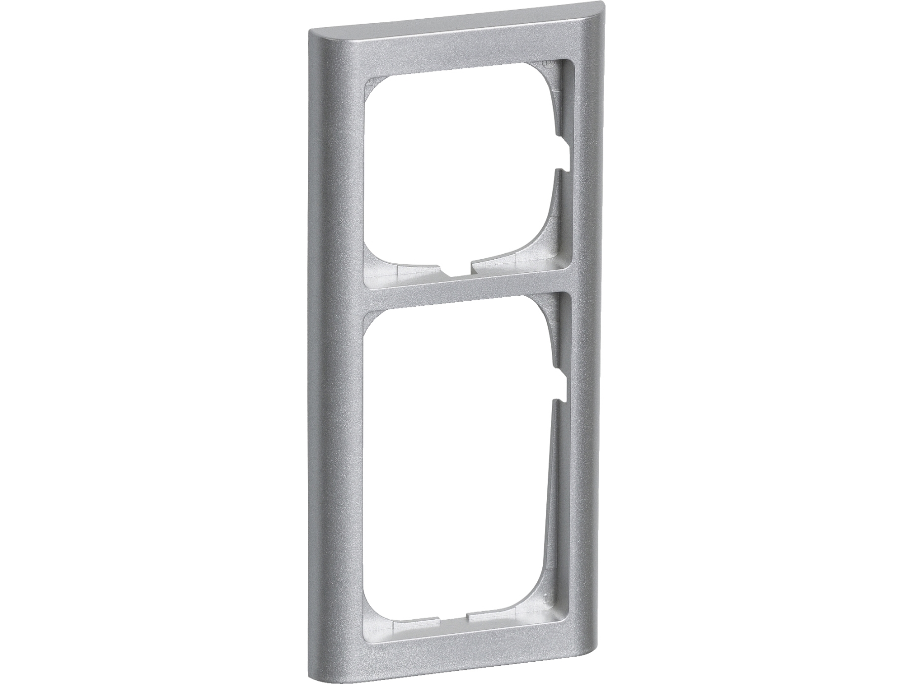 LAURITZ KNUDSEN LK FUGA SOFTLINE 63 ramme 2½ modul, Stålmetallic- I pose for DIY, gl. model