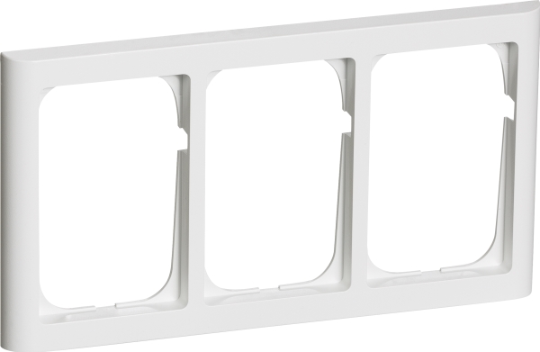 Fuga Ramme 63 Softline 3x1,5M vandret hvid