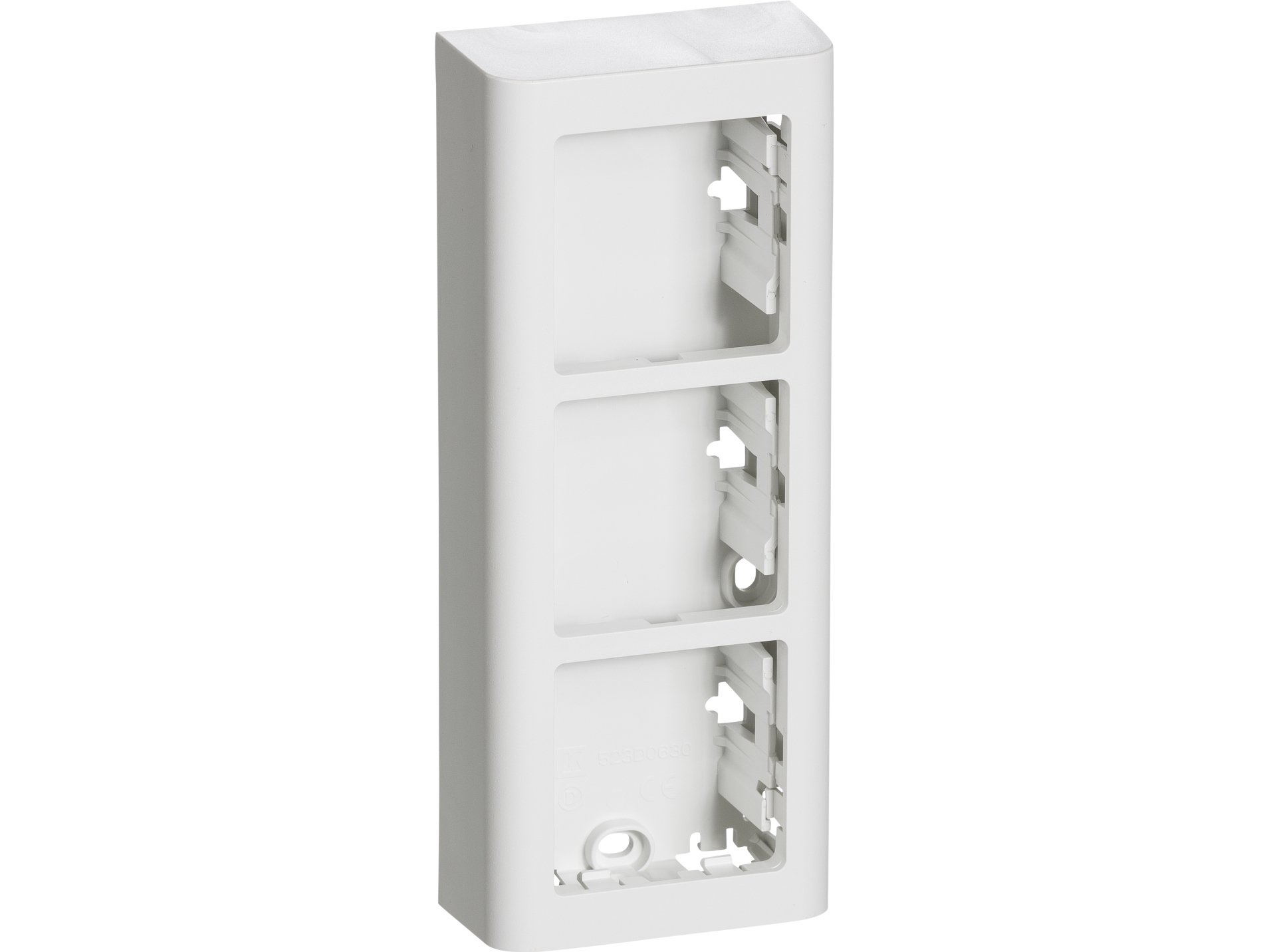 LK Fuga Softline underlag 3x1 modul lodret, hvid