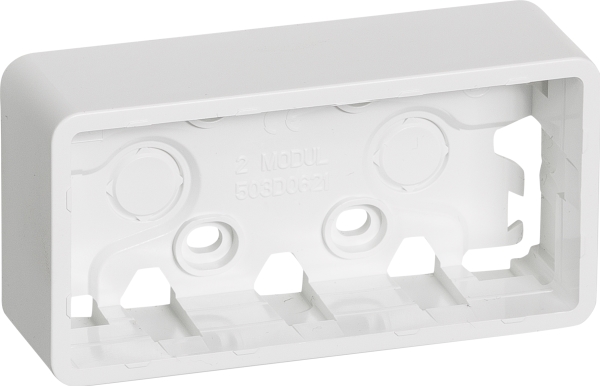 LAURITZ KNUDSEN Fuga® underlag 2 modul vandret, hvid.