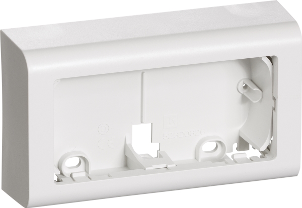 LK FUGA - Softline underlag uden midterskillestykke, 1x2 modul, hvid