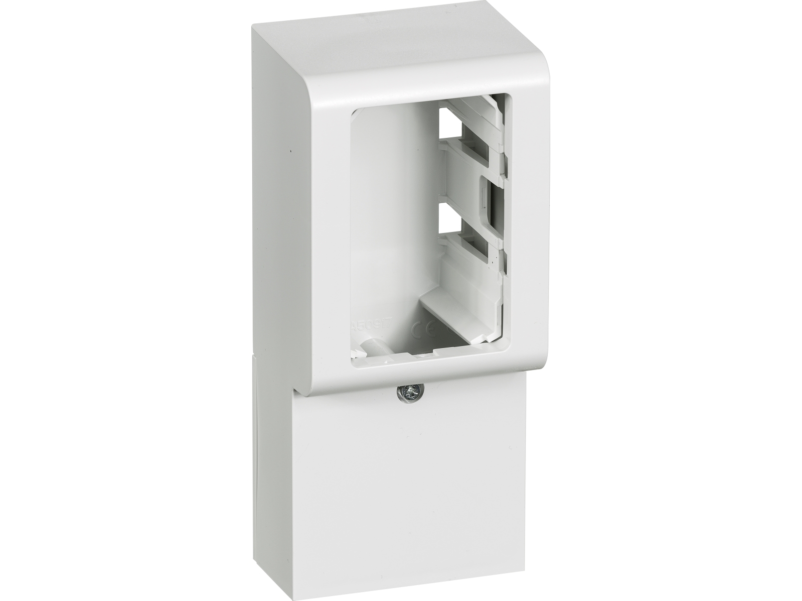 LK FUGA® Softline panelunderlag med ekstra dybde (49 mm), 1½ modul, hvid
