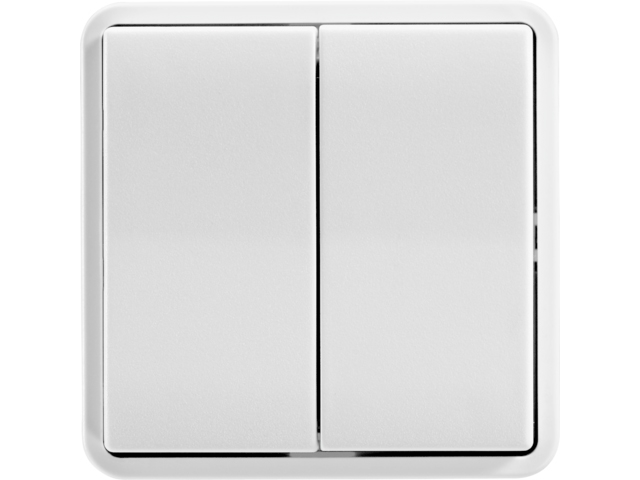 Niko 4-tryk lysdæmper trådløs batteriløs Bluetooth Casambi DK-version uden symboler, PTM215B