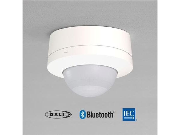 Niko DALI-2 tilstedeværelsessensor, P46LR, 360gr 32-37 m, master, påbygget, hvid
