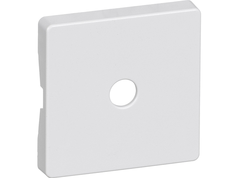 LAURITZ KNUDSEN LK FUGA Afdækning for lampeudtag ny type 5-polet 1 modul, Hvid- I pose for DIY