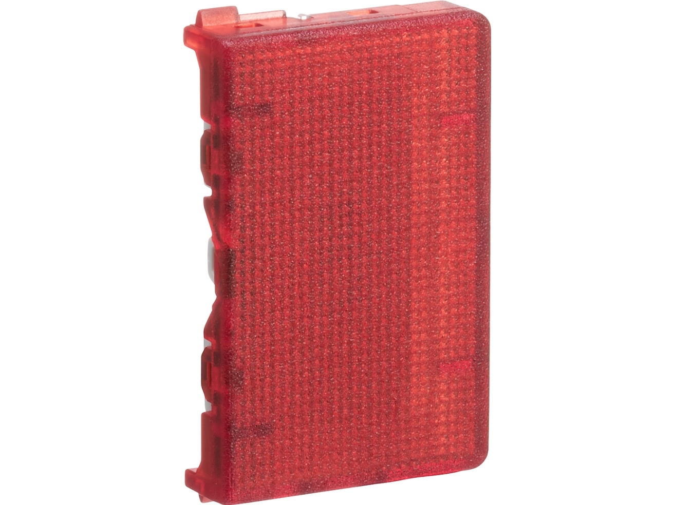 LK OPUS® 66, Halvmodul LED-lampe til afbryder eller lampeholder, 250/440Vac, ½ modul, rød Lauritz Knudsen