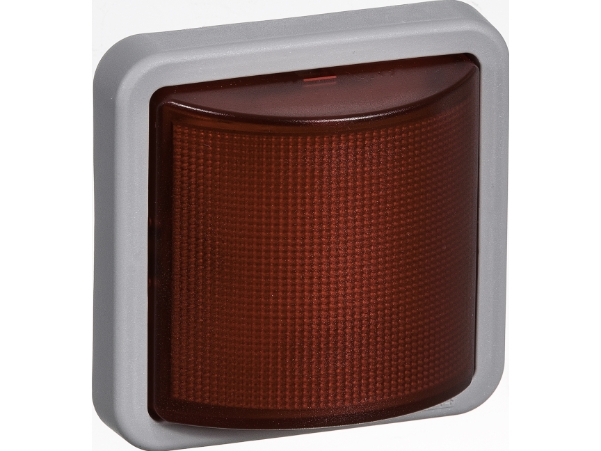 Opus74 Industri Ledlampe 230V rød IP44 mørkegrå