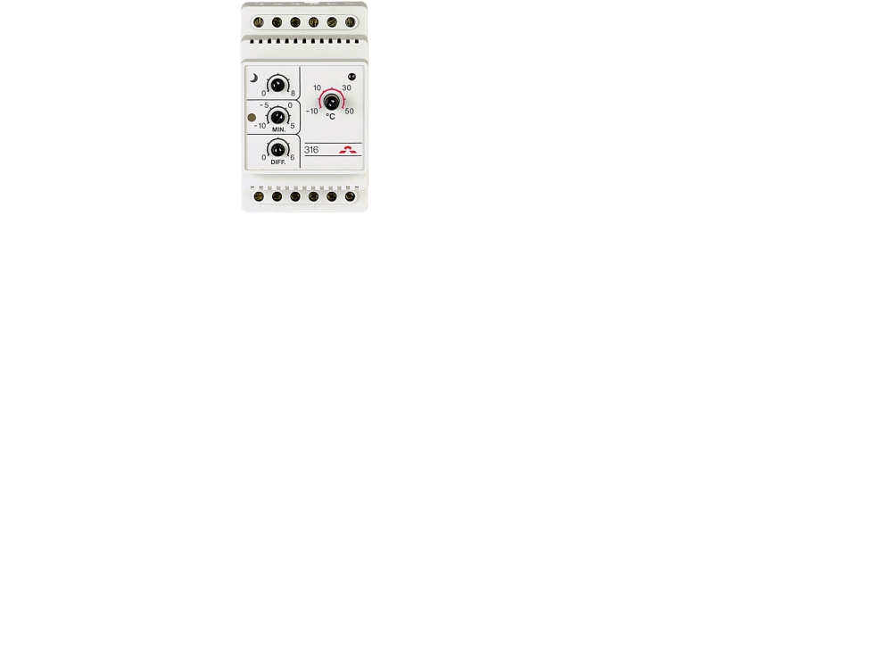 Termostat Devireg 316 -10° C-+50° C