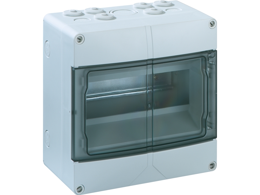 Gruppetavle AKi9 9-modul med PE/N terminal IP65