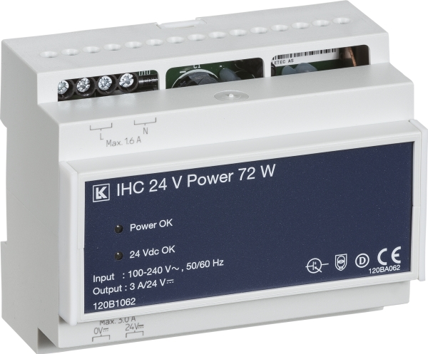 IHC STRØMFORSYNING 72W/24DC .