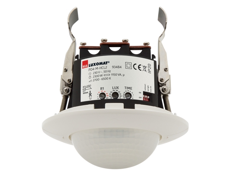 PD4-M-HCL2-FC DALI-2 Tilstedeværelsessensor DALI sensor med integreret HCL (døgnrytme) applikation P