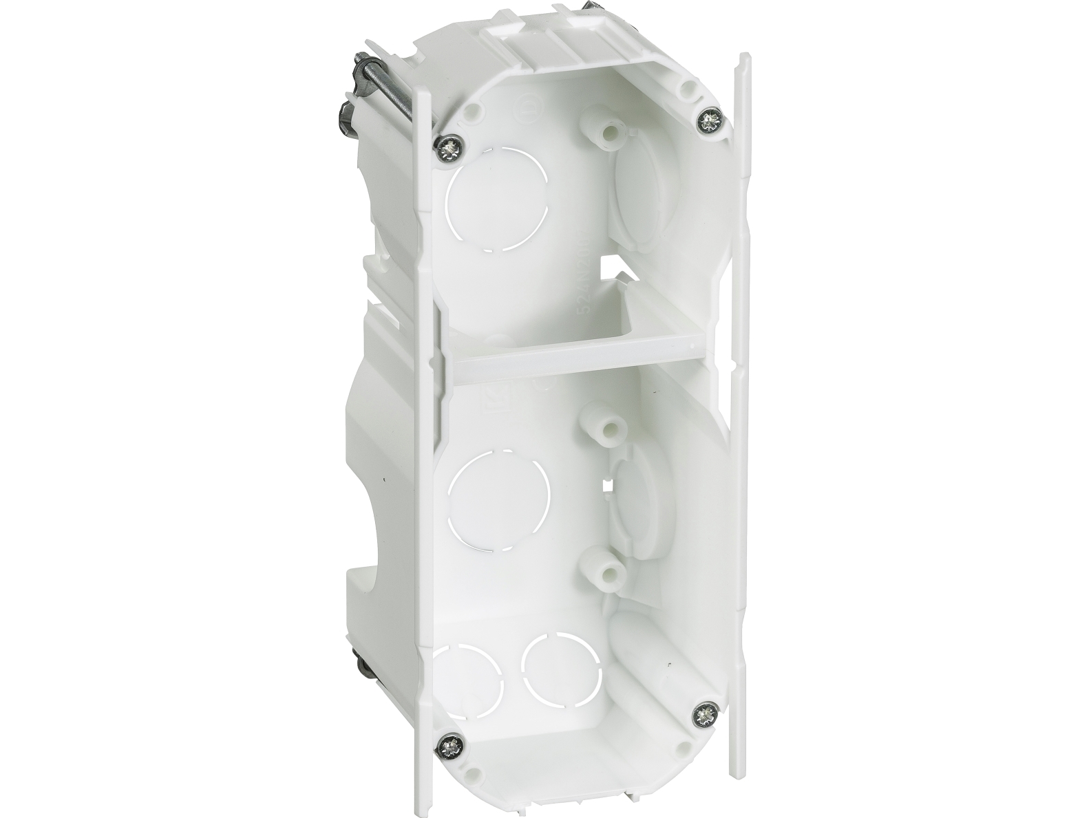 LK OPUS® 66, Forfradåse, 2½ modul, hvid Lauritz Knudsen