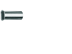NELCO Terminalrør uisoleret 95mm² længde 32mm afisoleringslængde 32mm