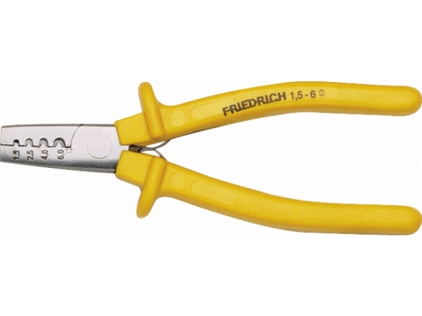 FRIEDRICH Pressetang for terminalrør 1,5-6mm², længde 145mm