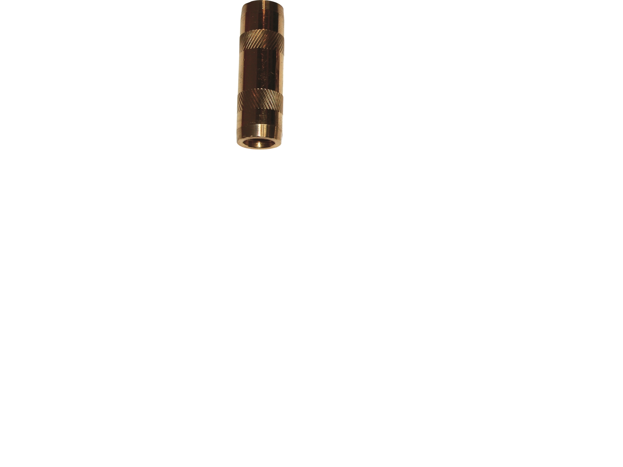 Desitek kobling For 14,2 mm Cu/Fe jordspyd med gevind, Rund