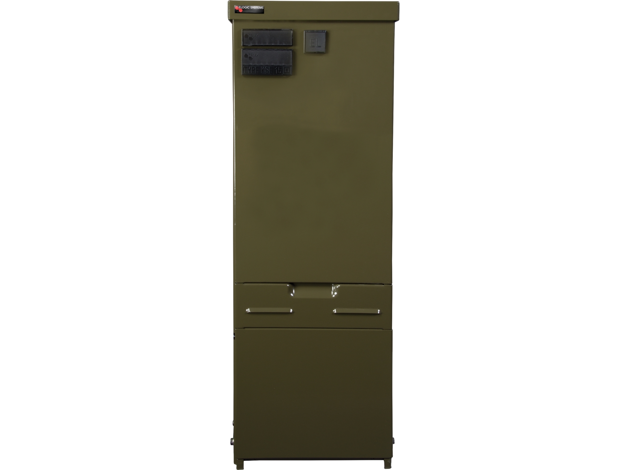TRIARCA Kabelskab KSEØ 301209 4 leder skinnesystem 630A. Skab HxBxD: 700x264x198mm Stål IP34D grøn