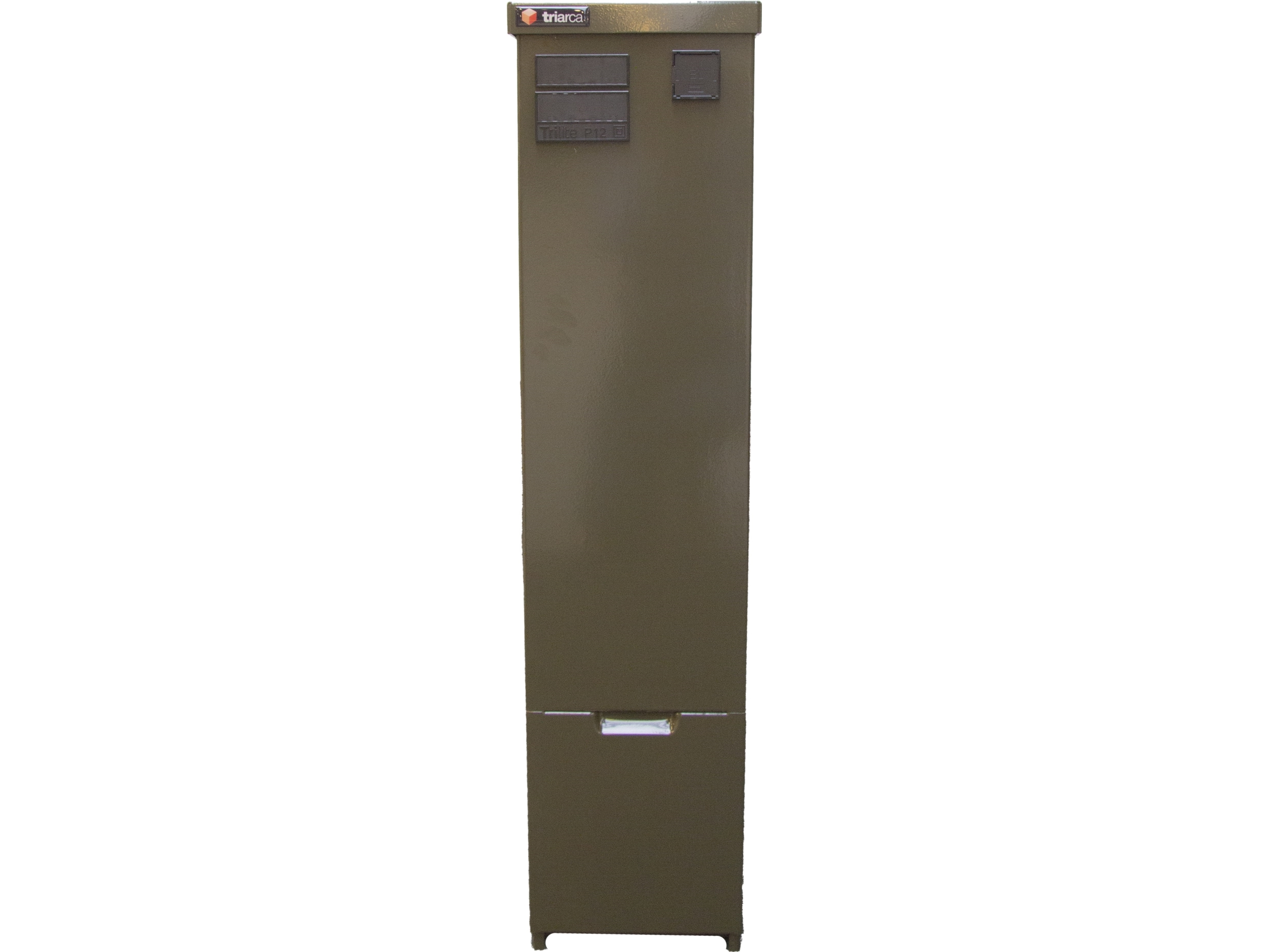 TRIARCA Kabelskab Trilite P12 4 leder skinnesystem 400A HxBxD 700x280x212mm 10,9kg Alu Grøn