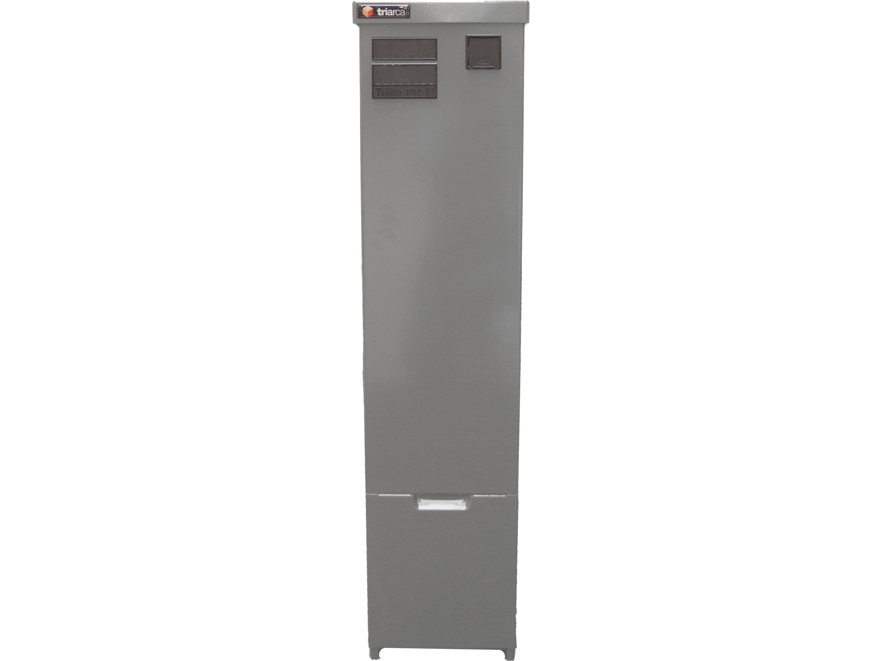 TRIARCA Kabelskab Trilite P12 XL 4 leder skinnesystem 400A HxBxD 850x280x265mm 13kg Alu Grå
