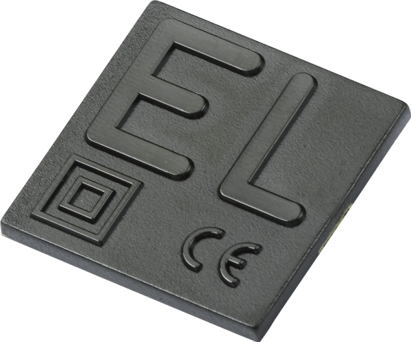 ABB Brik med EL symbol dobbeltisolerete 30x30 mm