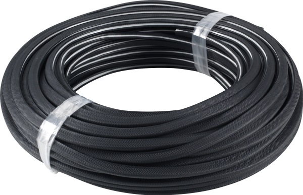 Kantliste PVC sort fra 2-5mm, anvendes til beskyttelse af skarpe kanter på kabelbakker, skinner, tavler etc. - (50 meter)