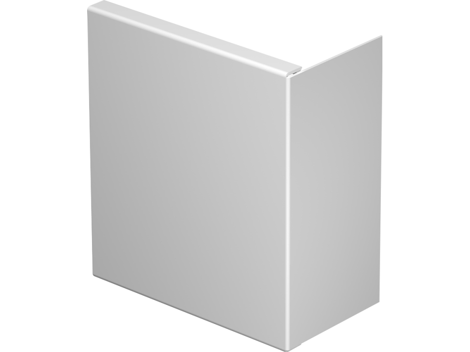OBO WDK Endestykke Højde 80 mm, bredde 170 mm Hvid ral 9010 bly-fri plast