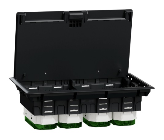 SCHNEIDER ELECTRIC Gulvboks-XL 12 modul Plast