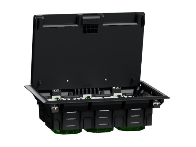 Schneider Electric Gulvboks L 6 Modul Plast Unica System+ INS52106