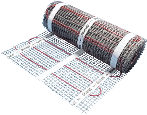 Devi , Bodenheizung, Dünnbettheizmatte Dtif 140F0451 150 W/Qm 4,0 Qm 0,5X8,0M Selbstkleben - Bild 5