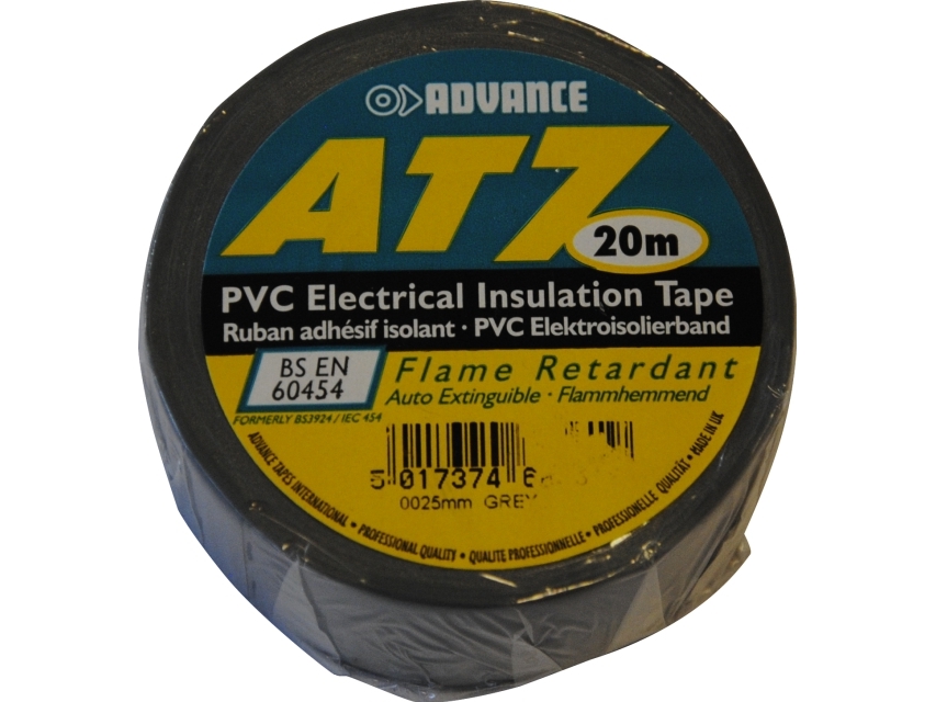 ARMADAN PVC-tape grå 25 mm x 20 m