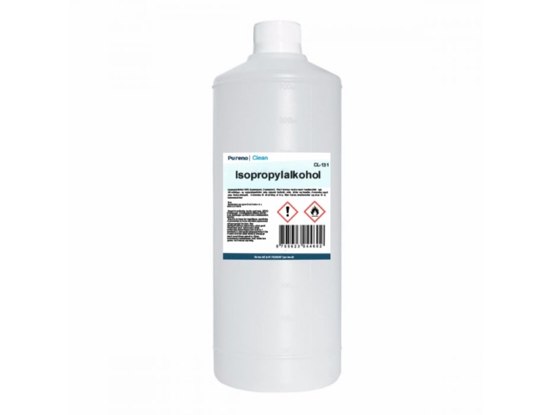 PURENO Isopropylalkohol 0,5L. Anvendes til affedtning af bl.a. fiber kabler, tonehoveder og skær til el. barbermaskiner